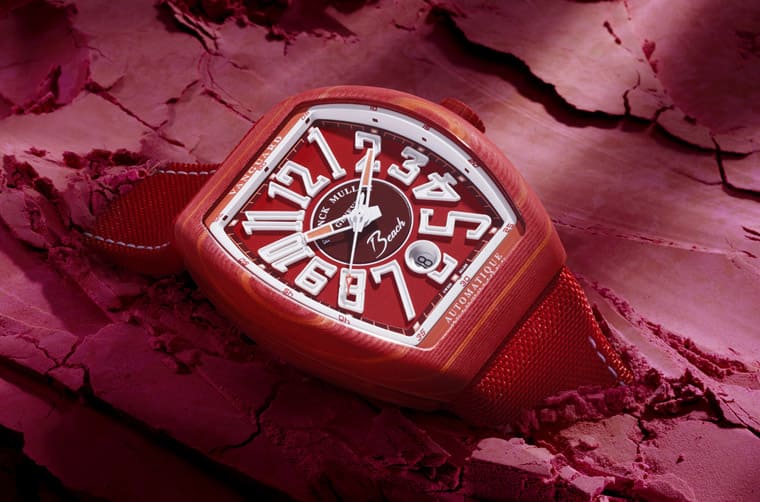 法兰克穆勒Vanguard Beach彩色玻璃纤维表壳灵感与一个季节有关-复刻表