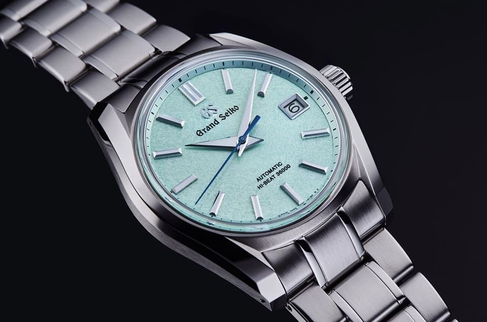 GRAND SEIKO 2023年台湾限定版以节气「榖雨」为灵感天青色面盘充满春天活力-复刻表