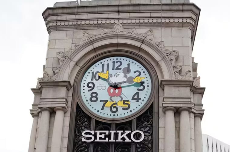 东京银座SEIKO House期间限定迪士尼米老鼠钟楼只展出到这一天-复刻表