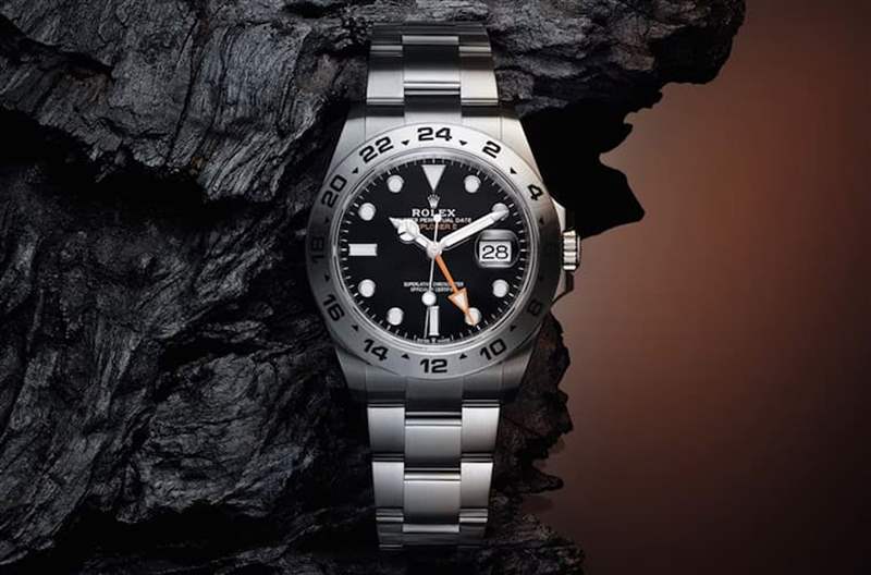 ROLEX Explorer II手表最新行情勞力士探二黑、白面溢價相差4%-復刻表