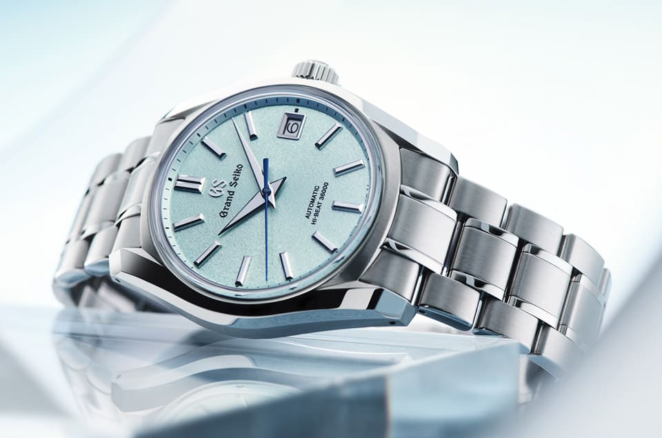 GRAND SEIKO 2023年台湾限定版以节气「榖雨」为灵感天青色面盘充满春天活力-复刻表