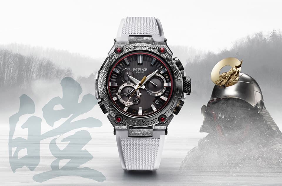 G-SHOCK旗舰系列MR-G新作「冲击丸」再度以武士头盔为灵感展现勇猛气势-复刻表