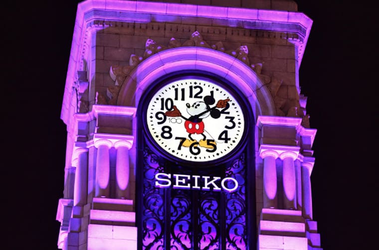 东京银座SEIKO House期间限定迪士尼米老鼠钟楼只展出到这一天-复刻表