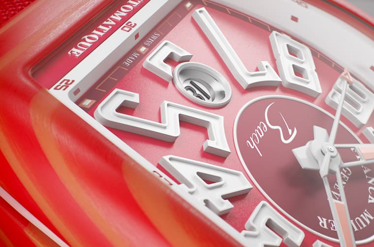 法兰克穆勒Vanguard Beach彩色玻璃纤维表壳灵感与一个季节有关-复刻表