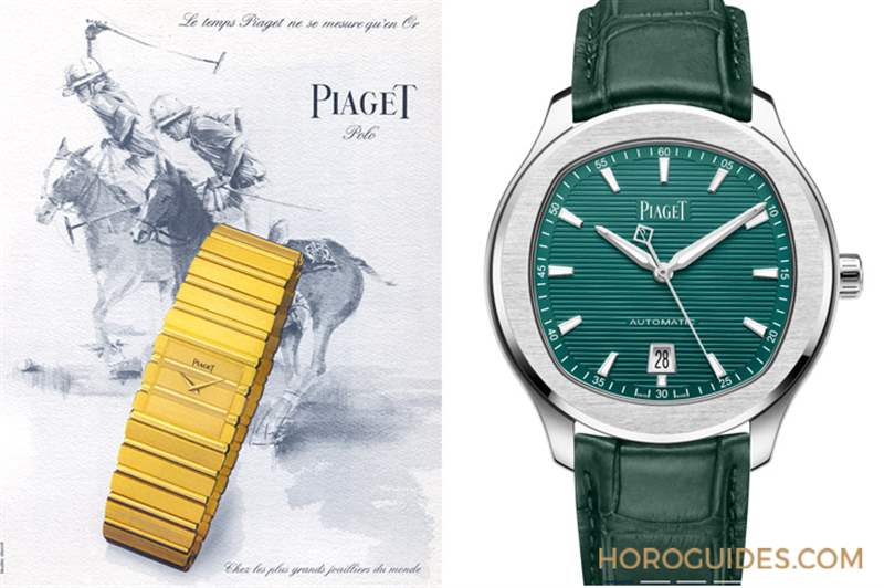 全新面盘刻纹、冰河蓝面、半金材质亮相！PIAGET Polo 2023新作精选-复刻表