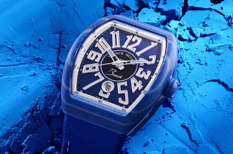 法兰克穆勒Vanguard Beach彩色玻璃纤维表壳灵感与一个季节有关-复刻表