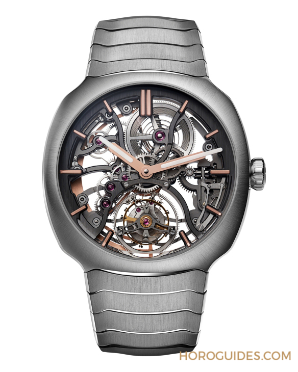 疾速者首现镂空之城|H. MOSER & CIE. Streamliner Tourbillon Skeleton-复刻表
