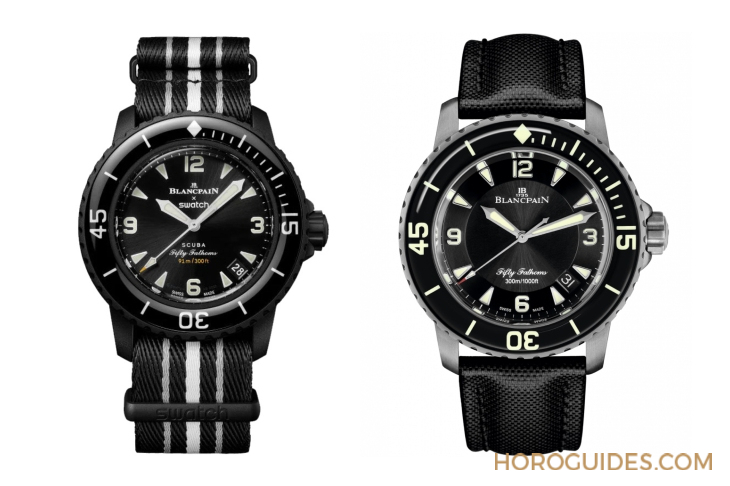太惊喜!更贴近五十噚腕表神韵的黑色调Blancpain × Swatch联名表款「Ocean of Storm」现身-复刻表