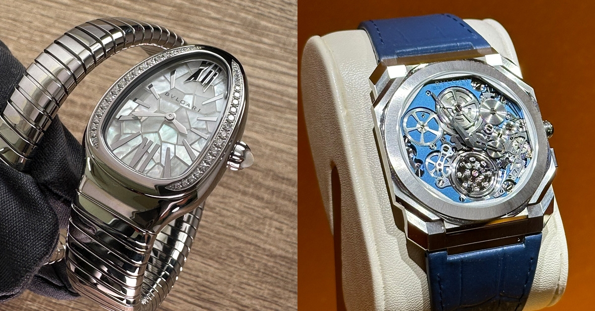 安藤忠雄为Serpenti出手了、全球最薄陀飞轮机芯黑化上阵|BVLGARI W&W 2024速览-复刻表
