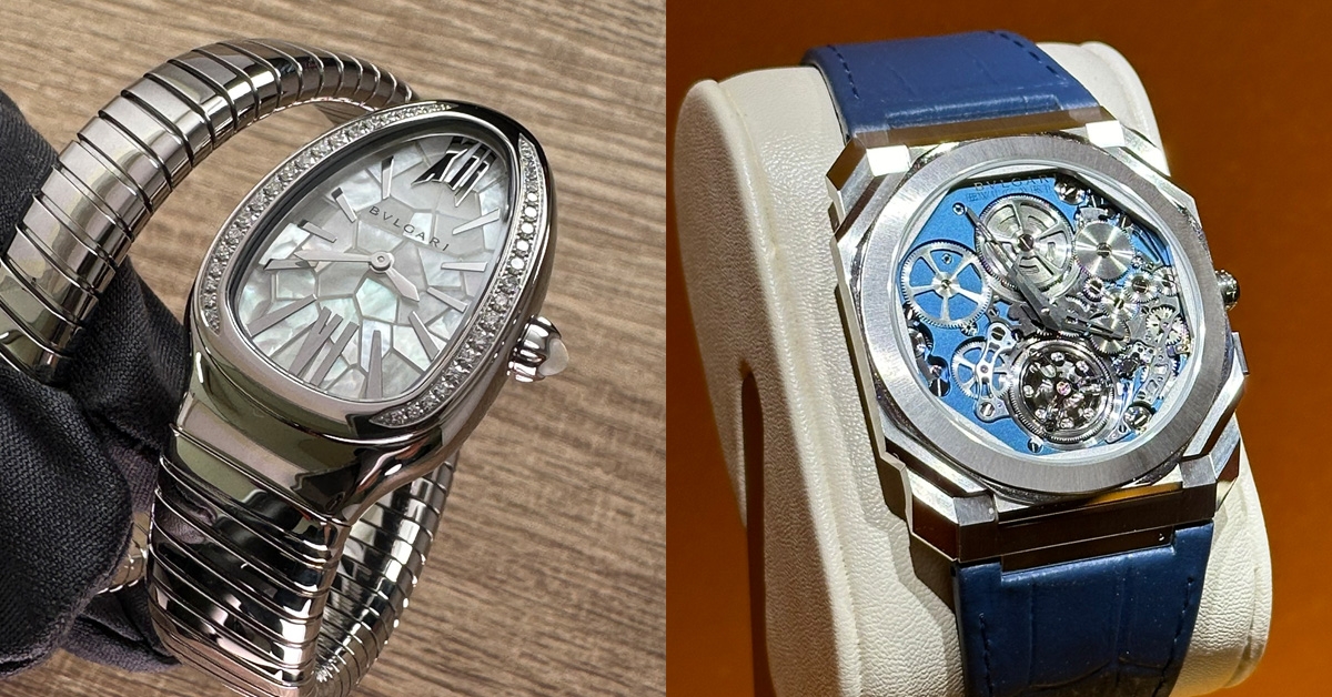 BVLGARI - 安藤忠雄为Serpenti出手了、全球最薄陀飞轮机芯黑化上阵｜BVLGARI W&W 2024速览