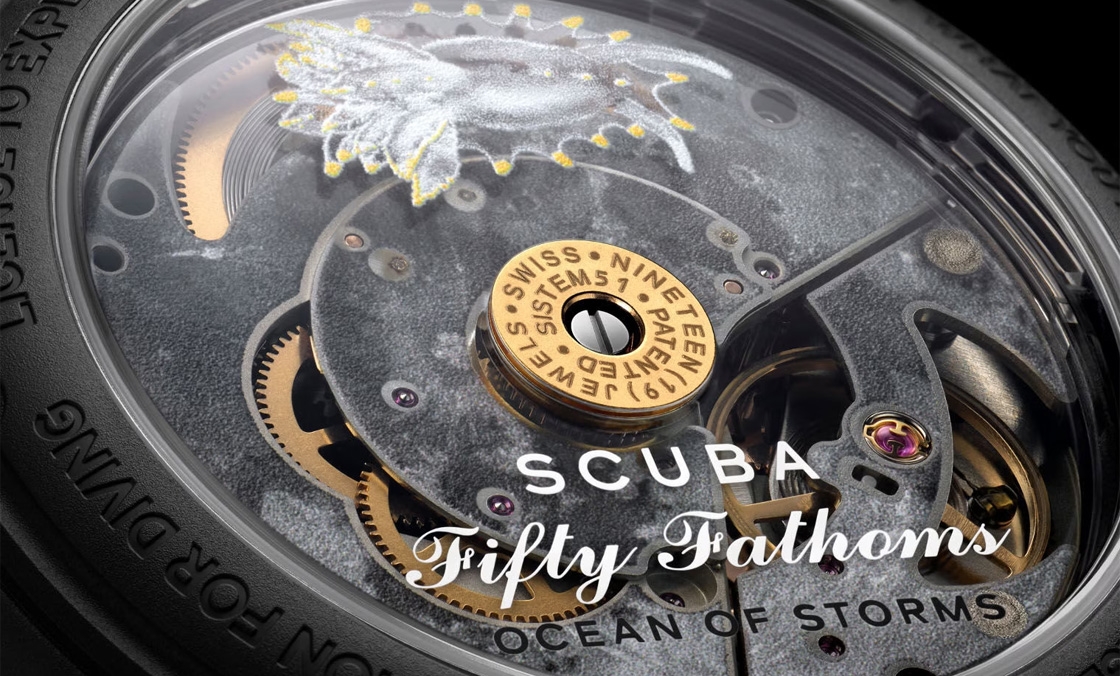 太惊喜!更贴近五十噚腕表神韵的黑色调Blancpain × Swatch联名表款「Ocean of Storm」现身-复刻表