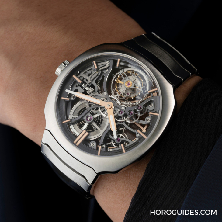疾速者首现镂空之城|H. MOSER & CIE. Streamliner Tourbillon Skeleton-复刻表