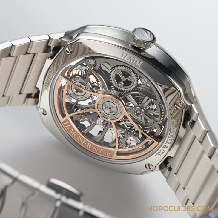 疾速者首现镂空之城|H. MOSER & CIE. Streamliner Tourbillon Skeleton-复刻表