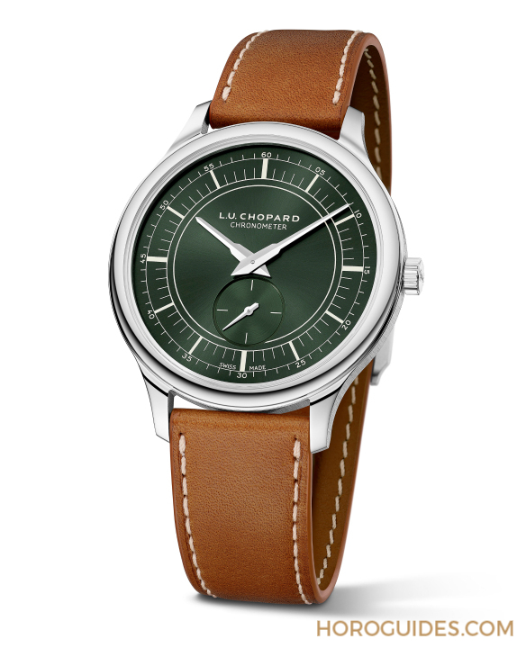 森林绿配分区式表盘,演绎当代复古风情|CHOPARD LUC XPS Forest Green-复刻表