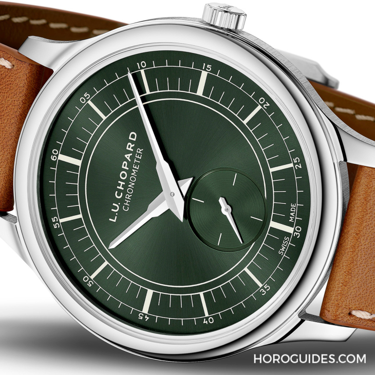 森林绿配分区式表盘,演绎当代复古风情|CHOPARD LUC XPS Forest Green-复刻表