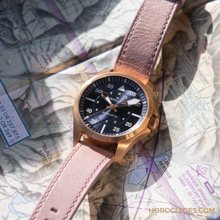 设计微调、新增尺寸,HAMILTON Khaki Aviation Pilot系列七款新作再现军风-复刻表