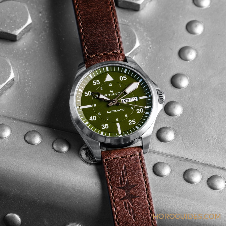 设计微调、新增尺寸,HAMILTON Khaki Aviation Pilot系列七款新作再现军风-复刻表