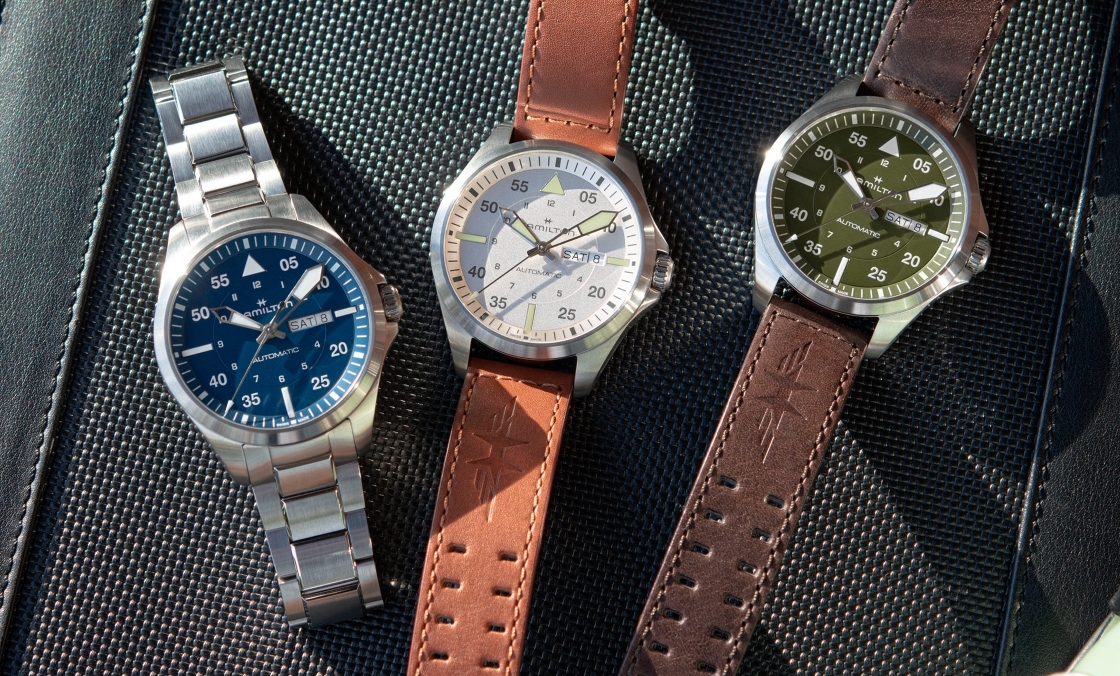 设计微调、新增尺寸,HAMILTON Khaki Aviation Pilot系列七款新作再现军风-复刻表