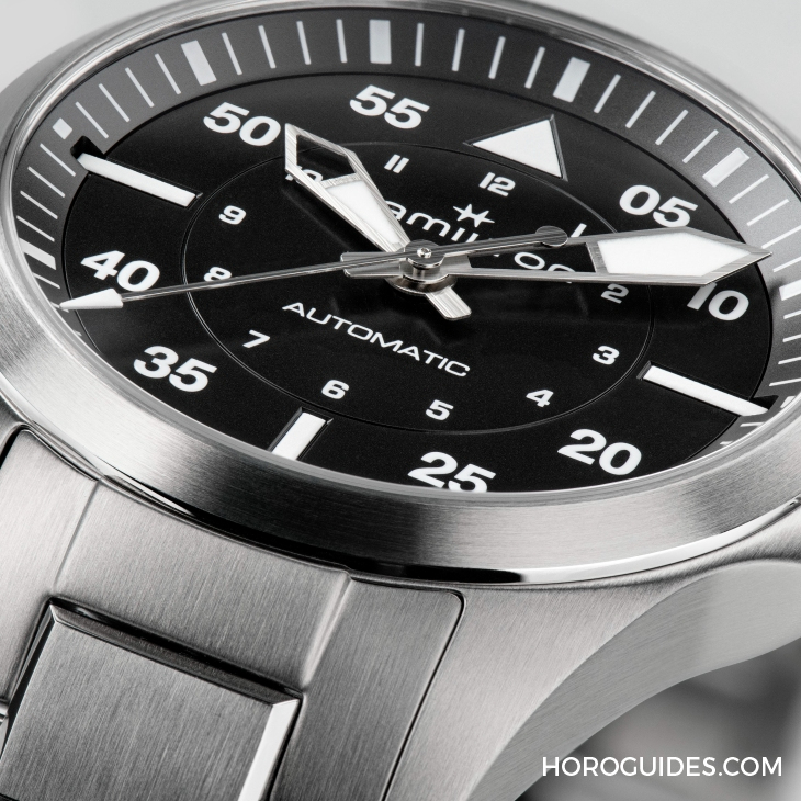 设计微调、新增尺寸,HAMILTON Khaki Aviation Pilot系列七款新作再现军风-复刻表