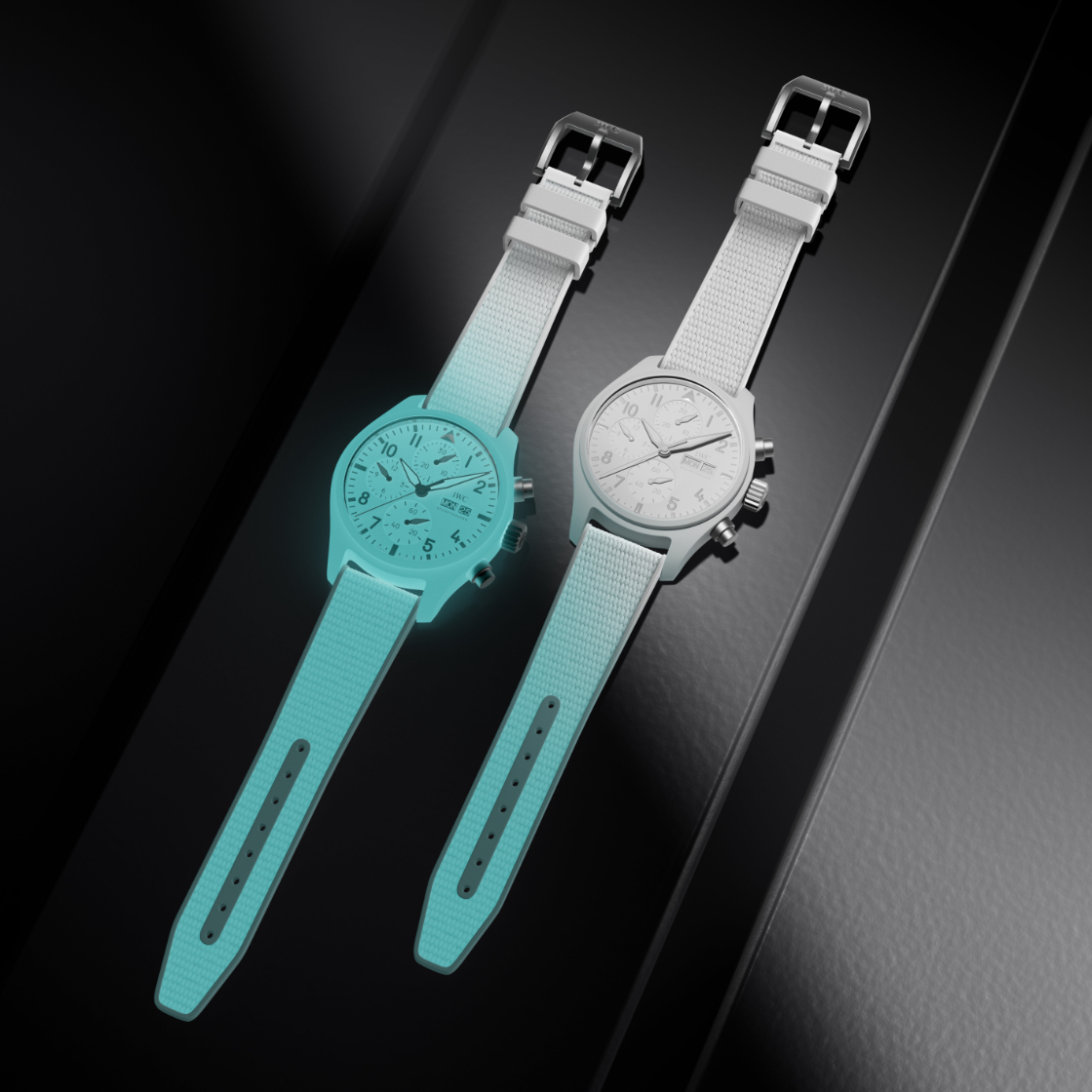首创全夜光陶瓷! IWC发表专利Ceralume®夜光瓷技术-复刻表