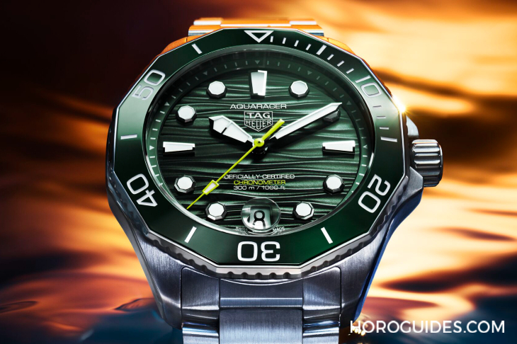 潜水猛将升级! TAG HEUER推出全新Aquaracer Professional 300日期腕表与GMT腕表-复刻表