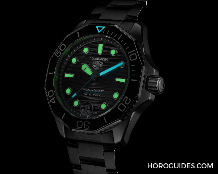 潜水猛将升级! TAG HEUER推出全新Aquaracer Professional 300日期腕表与GMT腕表-复刻表