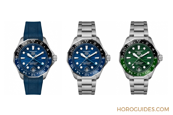 潜水猛将升级! TAG HEUER推出全新Aquaracer Professional 300日期腕表与GMT腕表-复刻表