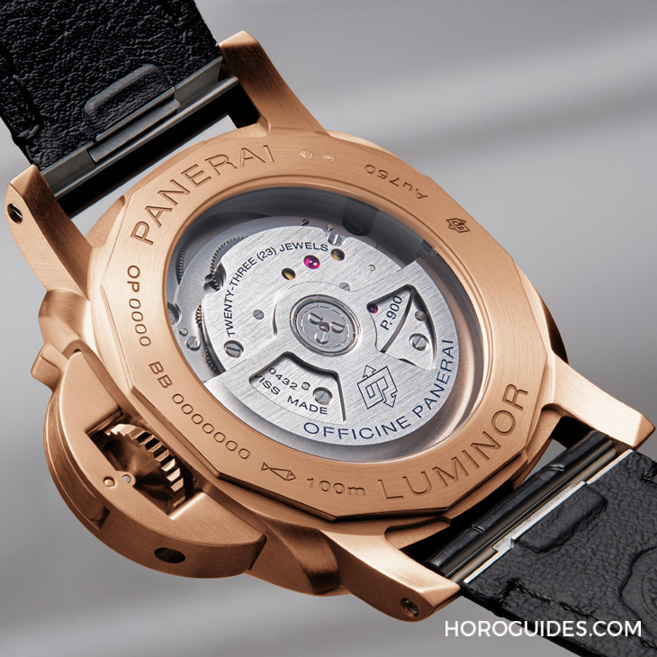 以Goldtech贵金属材质入作! 沛纳海Luminor Quaranta BiTempo腕表再添一延伸新作PAM01641-复刻表