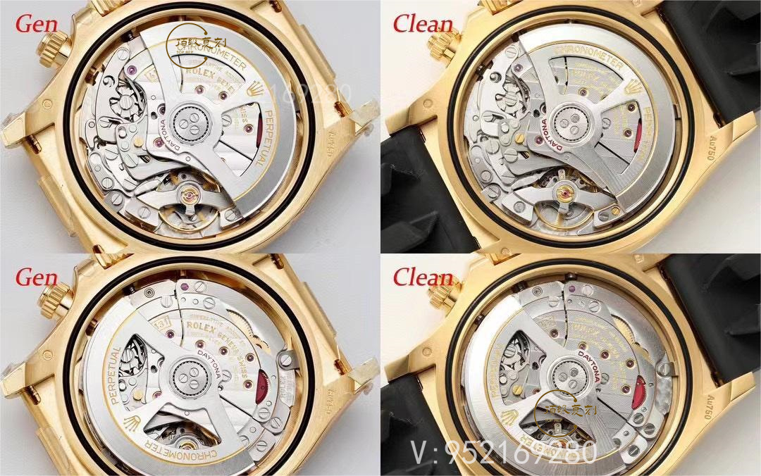 C厂Clean厂余文乐4131一体机真假对比,C厂劳力士余文乐对比正品评测-复刻表