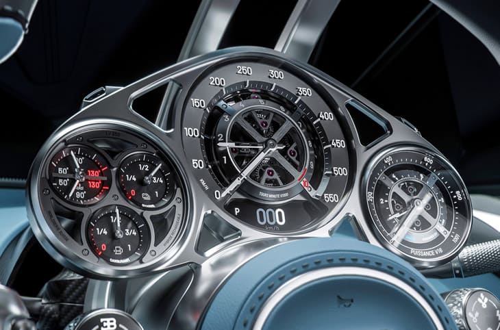 布加迪创新命名新作「陀飞轮」:BUGATTI Tourbillon超跑仪表设计别具一格-复刻表
