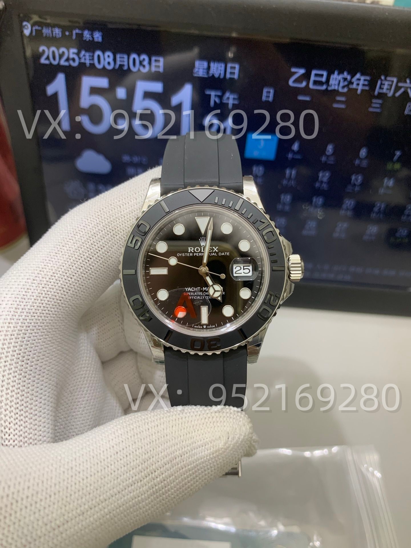 VS厂劳力士白金游艇做工怎么样,升级V3版丹东3235机芯重量149G-复刻表