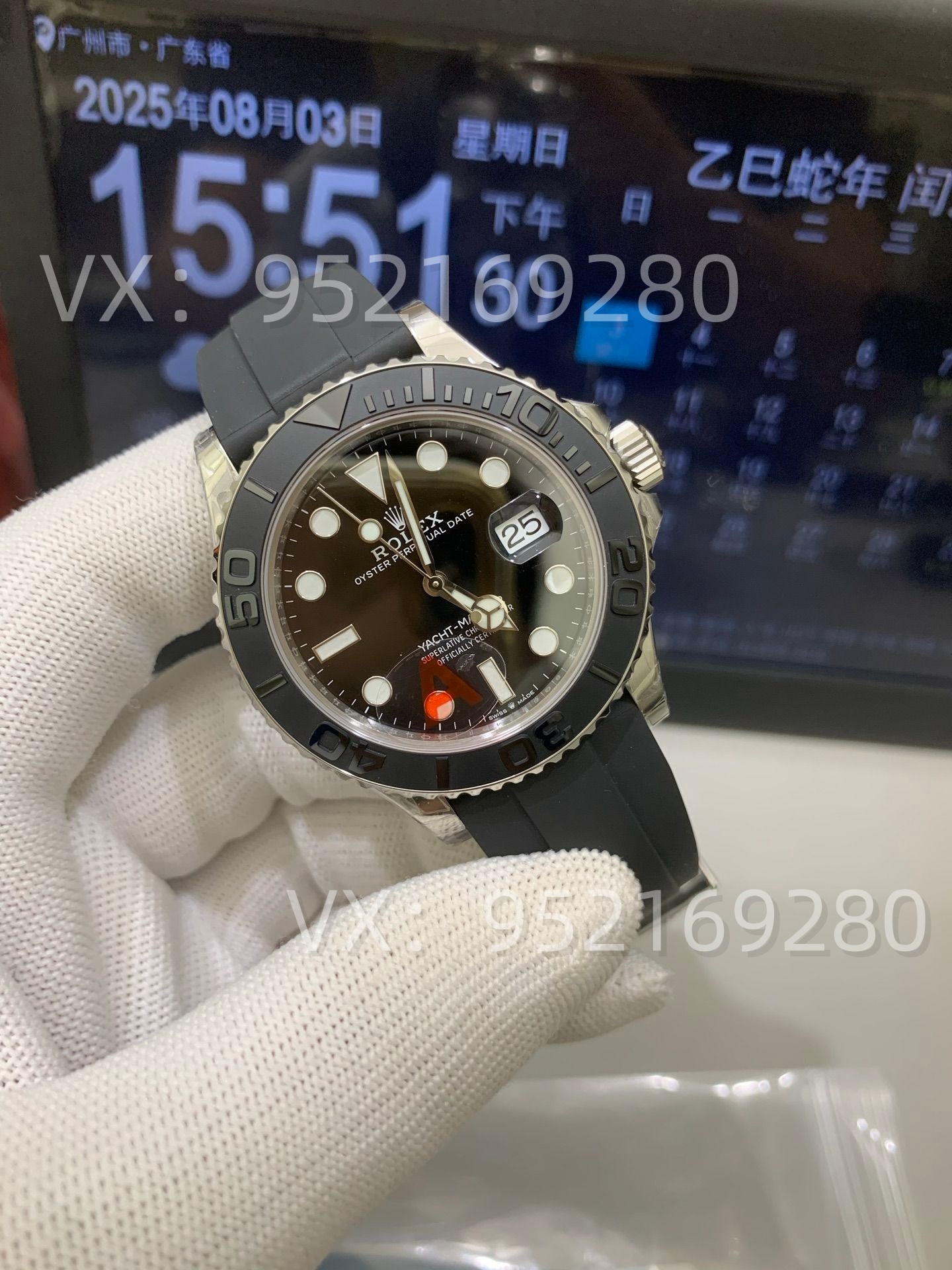 VS厂劳力士白金游艇做工怎么样,升级V3版丹东3235机芯重量149G-复刻表